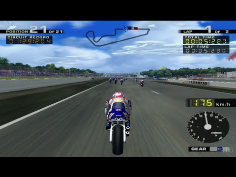 Moto gp 2 sur PlayStation 2 PAL