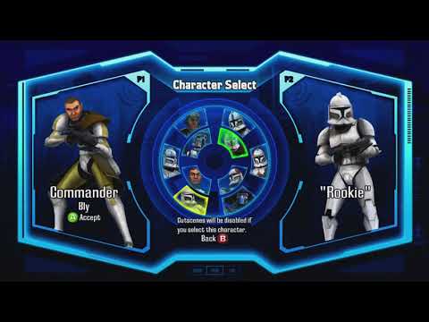 Scène de jeu de Star Wars The Clone Wars : Les Héros de la République sur PS2