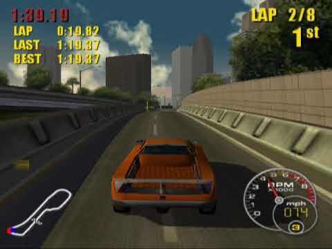 Supercar Street Challenge sur PlayStation 2 PAL