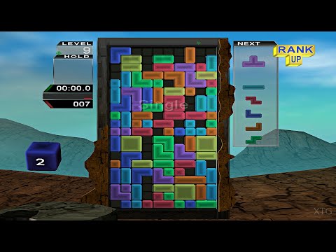 Scène de jeu de Tetris Worlds sur PS2