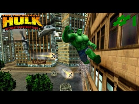 Scène de jeu de The Incredible Hulk : Ultimate Destruction sur PS2