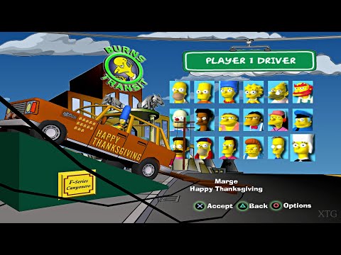 The Simpsons : Road Rage sur PlayStation 2 PAL