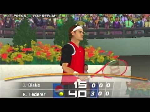 Scène de jeu de Top Spin sur PS2