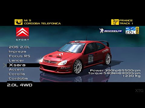 Scène de jeu de V-Rally 3 sur PS2