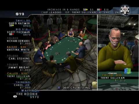 Screen de World Series of Poker 2008 sur PS2