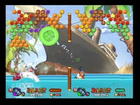 Scène de jeu de Worms Blast sur PS2