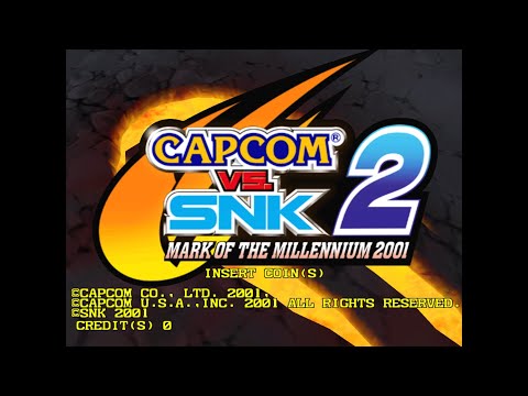 Screen de Capcom vs. SNK 2 : Mark of the Millennium 2001 sur PS2