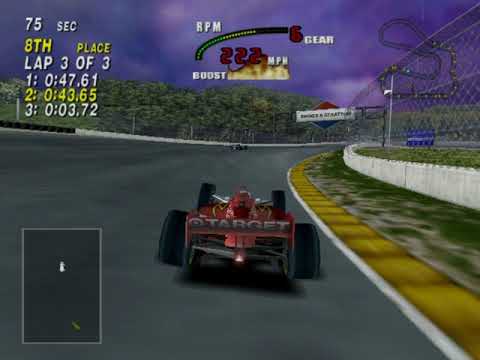 Cart Fury Championship racing sur PlayStation 2 PAL
