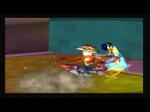Crash tag team racing sur PlayStation 2 PAL
