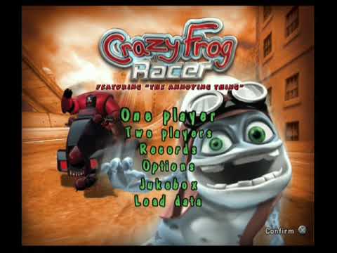 Crazy frog racer sur PlayStation 2 PAL