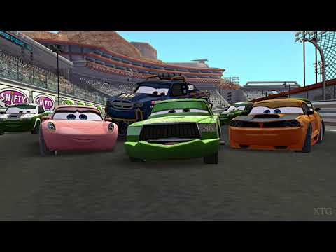 Scène de jeu de Disney Pixar Cars : Race-O-Rama sur PS2