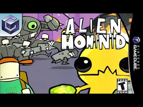 Scène de jeu de Alien Hominid sur PS2