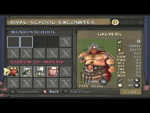 Scène de jeu de Gladius sur PS2