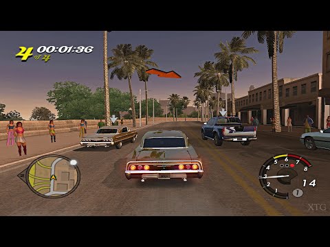 L.A. Rush sur PlayStation 2 PAL