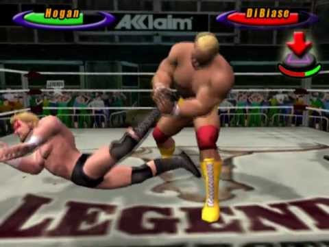Legends of Wrestling sur PlayStation 2 PAL