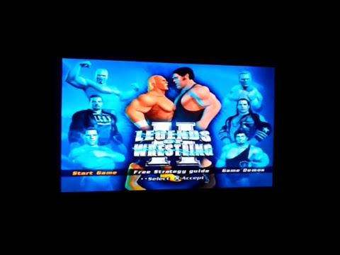 Legends of Wrestling 2 sur PlayStation 2 PAL