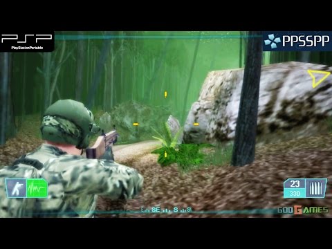 Capture de Ghost Recon Advanced Warfighter 2 sur PSP