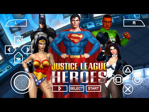 Scène de jeu de Héros de la Ligue des justiciers sur PSP