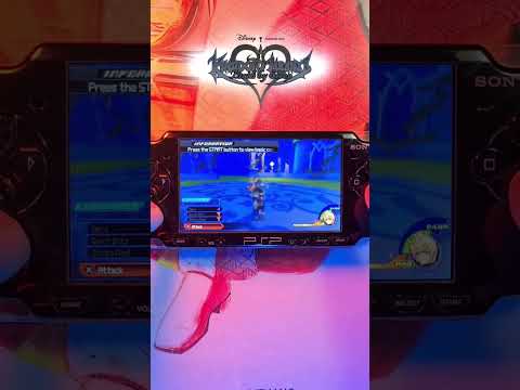 Scène de jeu de Kingdom Hearts: Birth by Sleep sur PSP