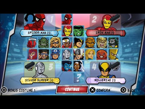 Capture de Marvel Super Hero Squad sur PSP