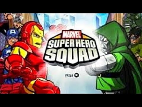 Scène de jeu de Marvel Super Hero Squad sur PSP