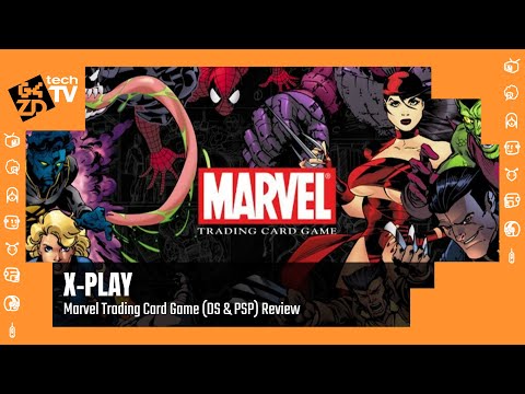 Scène de jeu de Marvel Trading Card Game sur PSP