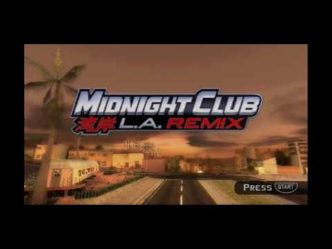 Scène de jeu de Midnight Club: L.A. Remix sur PSP