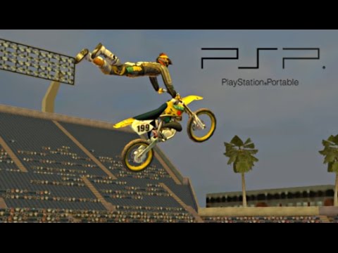 Scène de jeu de MTX Mototrax sur PSP