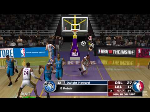 Aperçu du jeu NBA 10: The Inside sur PSP