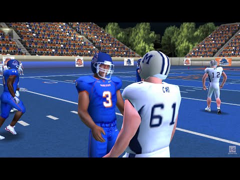 Scène de jeu de NCAA Football 09 sur PSP