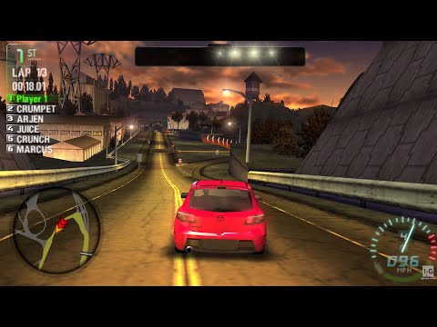 Scène de jeu de Need for Speed Carbon: Own the City sur PSP
