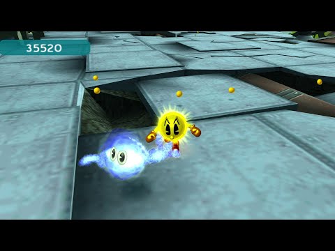 Scène de jeu de Pac-Man World 3 sur PSP