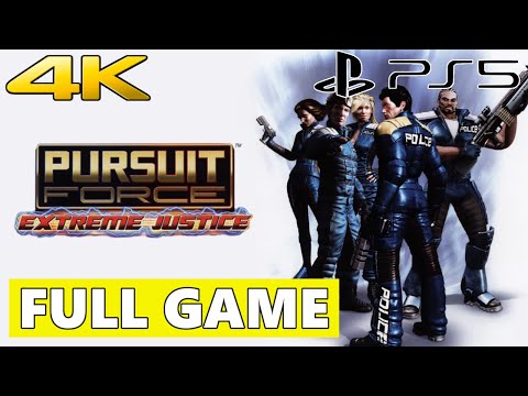 Scène de jeu de Pursuit Force: Extreme Justice sur PSP