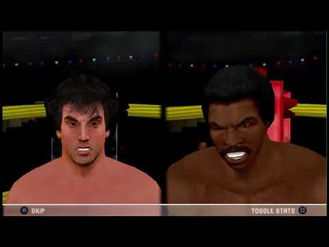 Scène de jeu de Rocky Balboa sur PSP