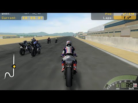Scène de jeu de SBK-09: Superbike World Championship sur PSP