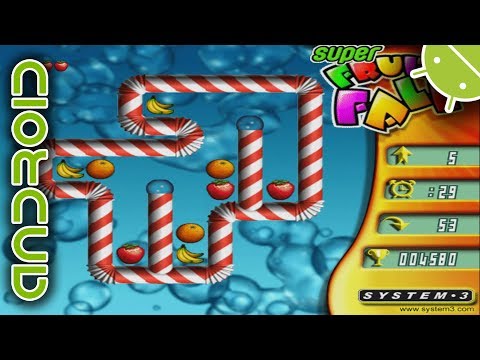 Scène de jeu de Super Fruit Fall sur PSP