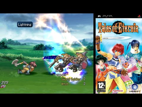 Scène de jeu de Tales of Eternia sur PSP