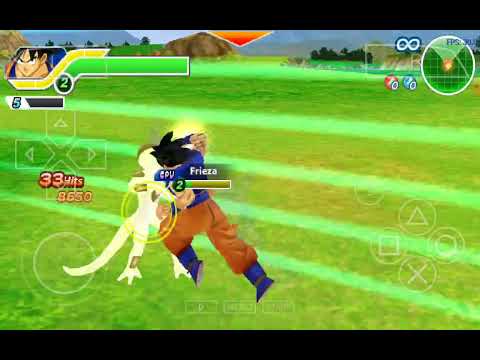Scène de jeu de Dragon Ball Z : Tenkaichi Tag Team sur PSP