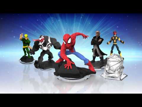 Scène de jeu de Disney Infinity 2.0 Marvel Super Heroes sur PS Vita