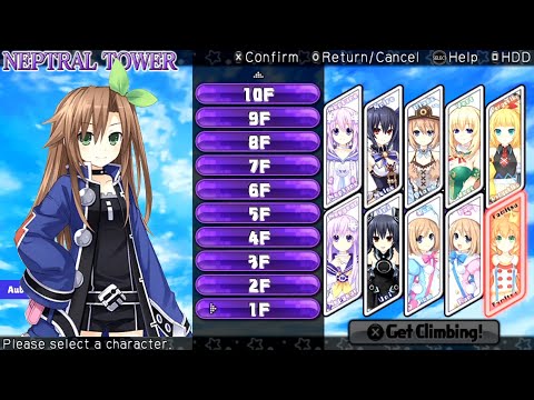Aperçu du jeu Hyperdimension Neptunia U sur PS Vita