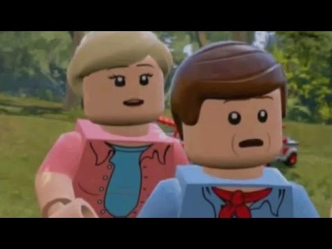 ScĂšne de jeu de LEGO Jurassic World sur PS Vita