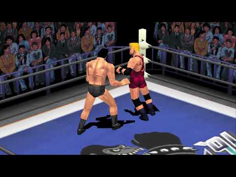 Scène de jeu de Fire Pro Wrestling: Iron Slam '96 sur PS One