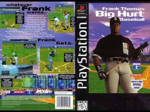 Screen de Frank Thomas Big Hurt Baseball sur PS One