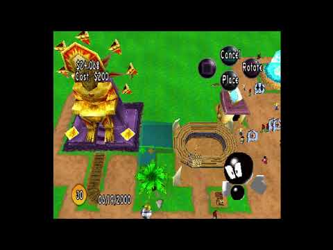 Scène de jeu de Guucho de Park: Theme Park Monogatari sur PS One