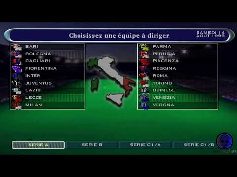 Screen de Guy Roux Manager 2000 sur PS One