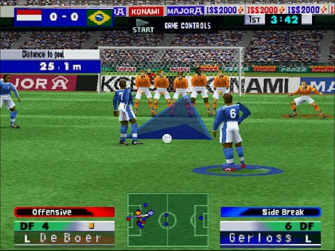 Screen de International Superstar Soccer sur PS One