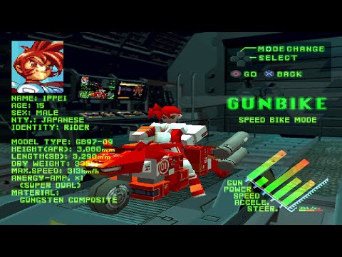 Capture de Kahen Soukou Gunbike: Speed Power Gunbike sur PS One