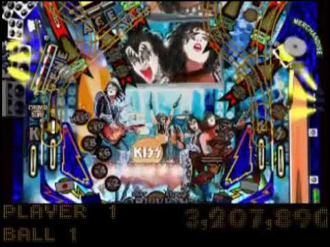 Illustration vidéo de Kiss Pinball sur PS One