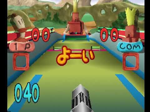 Scène de jeu de Klaymen Gun-Hockey sur PS One