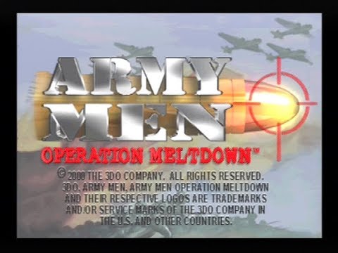 ScĂšne de jeu de Army Men: Operation Meltdown sur PS One